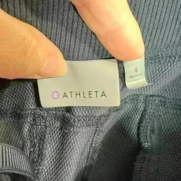Athleta Women’s Jogger Adjustable Ankle Pants Size 4 Blue - Picture 3 of 9
